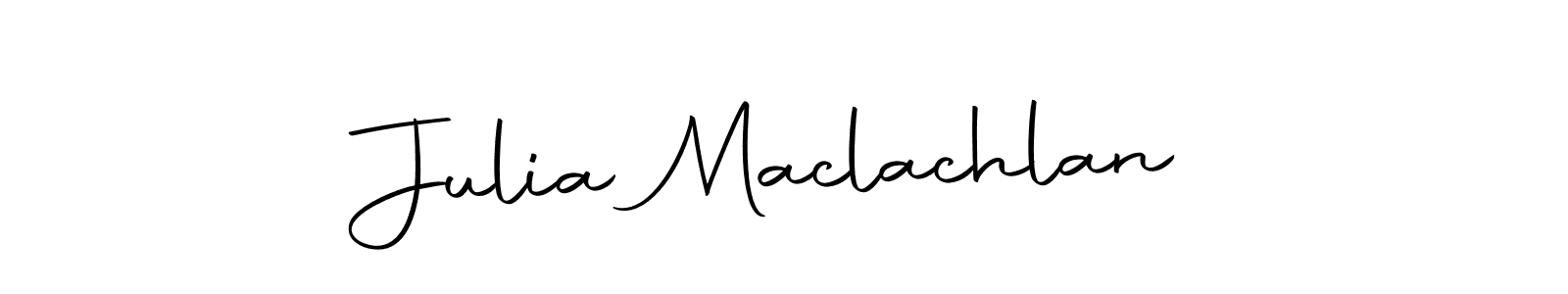 How to make Julia Maclachlan name signature. Use Autography-DOLnW style for creating short signs online. This is the latest handwritten sign. Julia Maclachlan signature style 10 images and pictures png