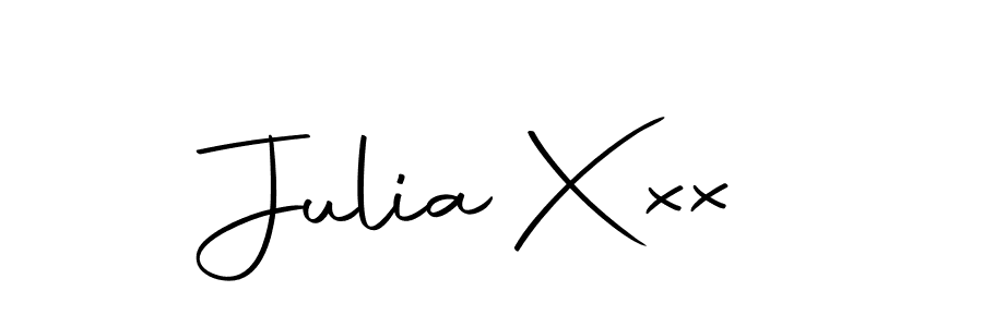 Use a signature maker to create a handwritten signature online. With this signature software, you can design (Autography-DOLnW) your own signature for name Julia Xxx. Julia Xxx signature style 10 images and pictures png