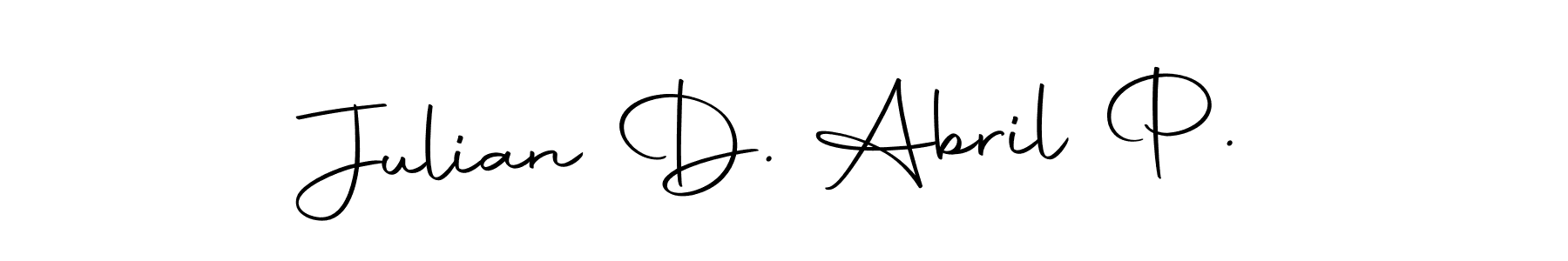 Similarly Autography-DOLnW is the best handwritten signature design. Signature creator online .You can use it as an online autograph creator for name Julian D. Abril P.. Julian D. Abril P. signature style 10 images and pictures png