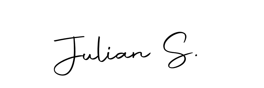 Similarly Autography-DOLnW is the best handwritten signature design. Signature creator online .You can use it as an online autograph creator for name Julian S.. Julian S. signature style 10 images and pictures png