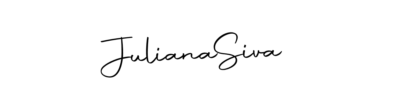 Create a beautiful signature design for name Juliana  Siva. With this signature (Autography-DOLnW) fonts, you can make a handwritten signature for free. Juliana  Siva signature style 10 images and pictures png