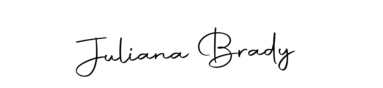 You should practise on your own different ways (Autography-DOLnW) to write your name (Juliana Brady) in signature. don't let someone else do it for you. Juliana Brady signature style 10 images and pictures png