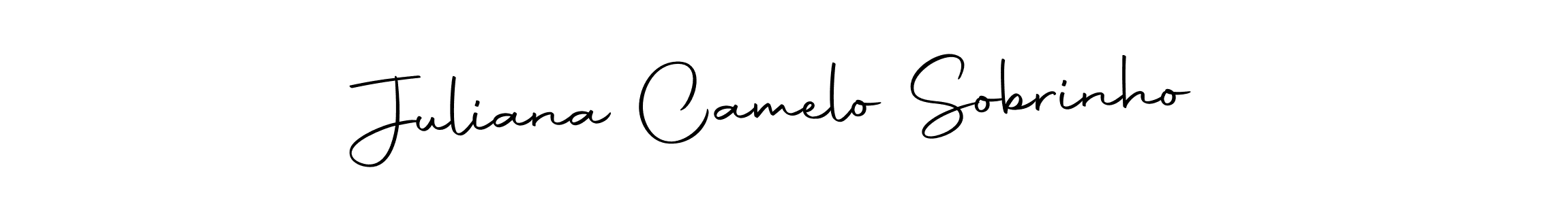 Design your own signature with our free online signature maker. With this signature software, you can create a handwritten (Autography-DOLnW) signature for name Juliana Camelo Sobrinho. Juliana Camelo Sobrinho signature style 10 images and pictures png