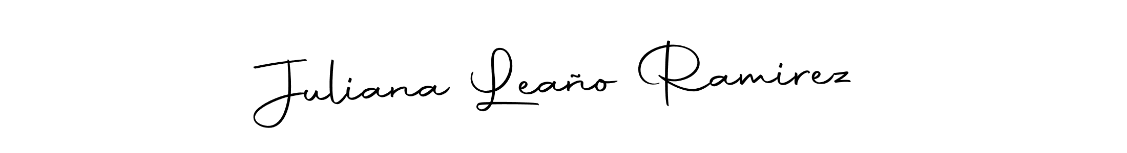The best way (Autography-DOLnW) to make a short signature is to pick only two or three words in your name. The name Juliana Leaño Ramirez include a total of six letters. For converting this name. Juliana Leaño Ramirez signature style 10 images and pictures png