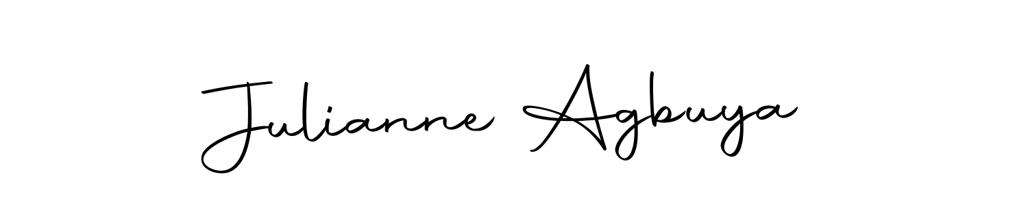The best way (Autography-DOLnW) to make a short signature is to pick only two or three words in your name. The name Julianne Agbuya include a total of six letters. For converting this name. Julianne Agbuya signature style 10 images and pictures png