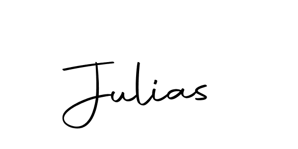 Design your own signature with our free online signature maker. With this signature software, you can create a handwritten (Autography-DOLnW) signature for name Julias. Julias signature style 10 images and pictures png