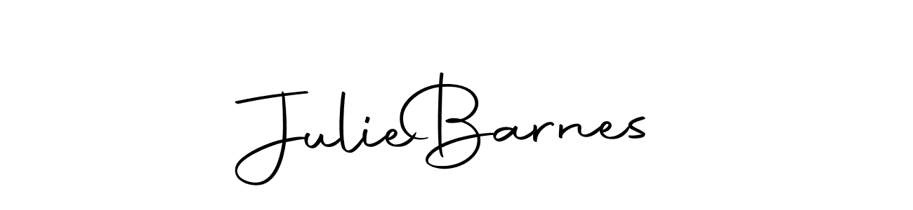 Make a beautiful signature design for name Julie  Barnes. With this signature (Autography-DOLnW) style, you can create a handwritten signature for free. Julie  Barnes signature style 10 images and pictures png
