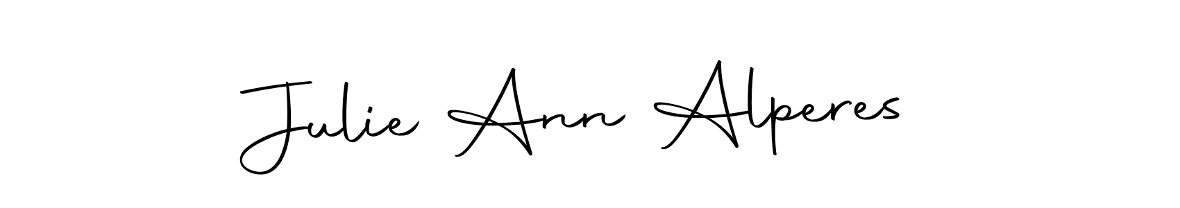 if you are searching for the best signature style for your name Julie Ann Alperes. so please give up your signature search. here we have designed multiple signature styles  using Autography-DOLnW. Julie Ann Alperes signature style 10 images and pictures png