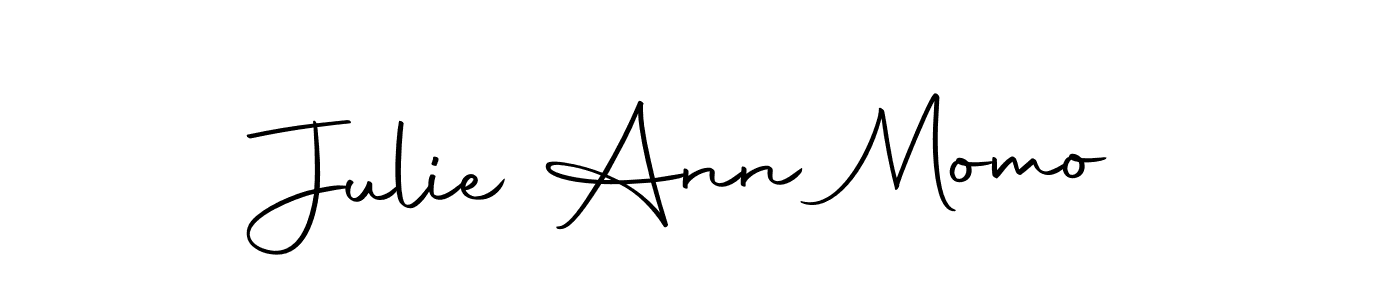 Design your own signature with our free online signature maker. With this signature software, you can create a handwritten (Autography-DOLnW) signature for name Julie Ann Momo. Julie Ann Momo signature style 10 images and pictures png