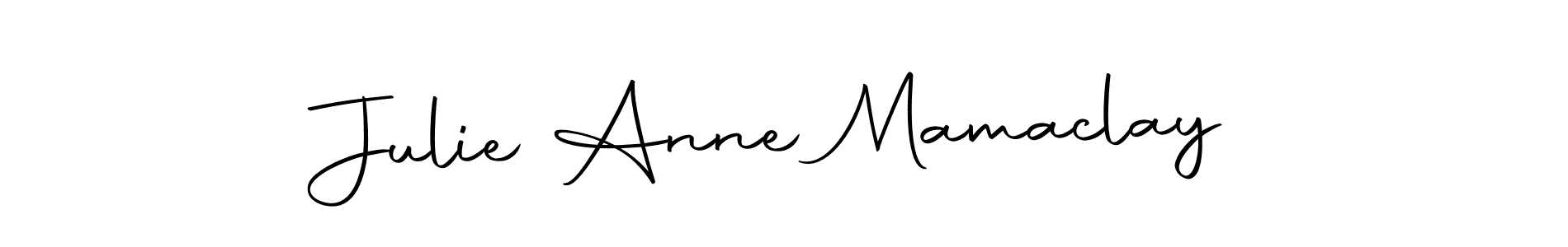 Here are the top 10 professional signature styles for the name Julie Anne Mamaclay. These are the best autograph styles you can use for your name. Julie Anne Mamaclay signature style 10 images and pictures png