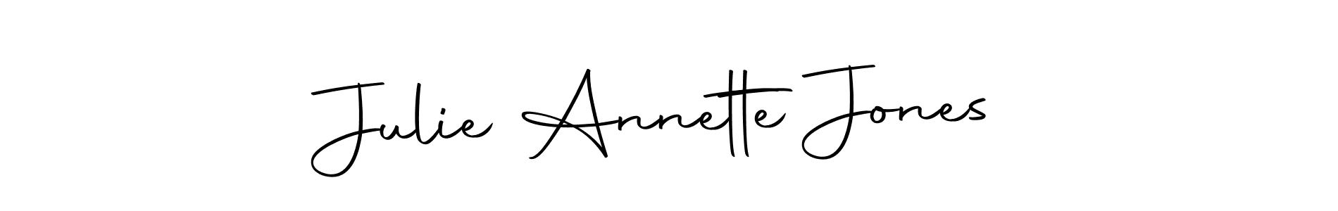How to make Julie Annette Jones signature? Autography-DOLnW is a professional autograph style. Create handwritten signature for Julie Annette Jones name. Julie Annette Jones signature style 10 images and pictures png