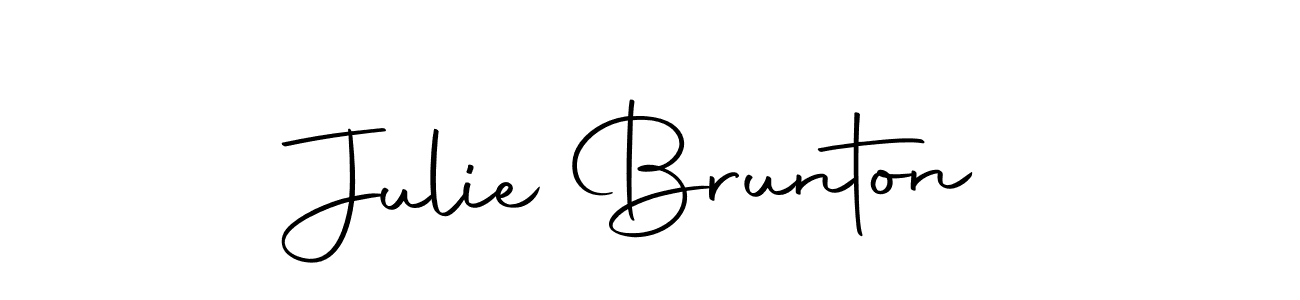 Use a signature maker to create a handwritten signature online. With this signature software, you can design (Autography-DOLnW) your own signature for name Julie Brunton. Julie Brunton signature style 10 images and pictures png