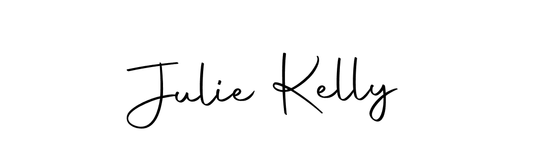 Use a signature maker to create a handwritten signature online. With this signature software, you can design (Autography-DOLnW) your own signature for name Julie Kelly. Julie Kelly signature style 10 images and pictures png