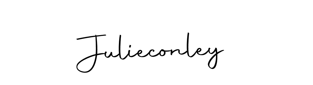 Create a beautiful signature design for name Julieconley. With this signature (Autography-DOLnW) fonts, you can make a handwritten signature for free. Julieconley signature style 10 images and pictures png