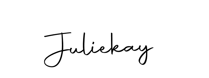 Also we have Juliekay name is the best signature style. Create professional handwritten signature collection using Autography-DOLnW autograph style. Juliekay signature style 10 images and pictures png