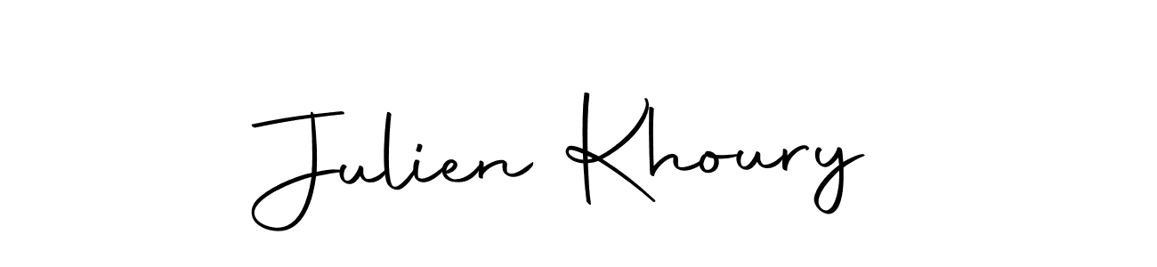 How to make Julien Khoury signature? Autography-DOLnW is a professional autograph style. Create handwritten signature for Julien Khoury name. Julien Khoury signature style 10 images and pictures png