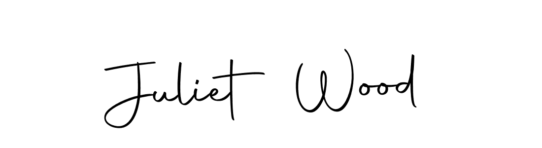 Make a beautiful signature design for name Juliet Wood. With this signature (Autography-DOLnW) style, you can create a handwritten signature for free. Juliet Wood signature style 10 images and pictures png
