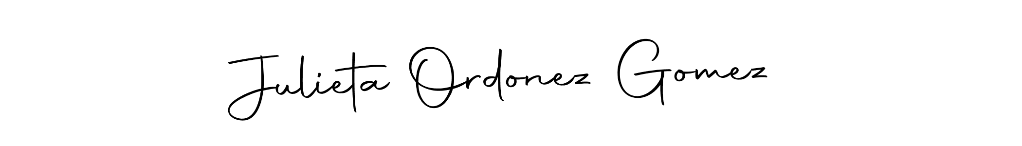 You can use this online signature creator to create a handwritten signature for the name Julieta Ordonez Gomez. This is the best online autograph maker. Julieta Ordonez Gomez signature style 10 images and pictures png