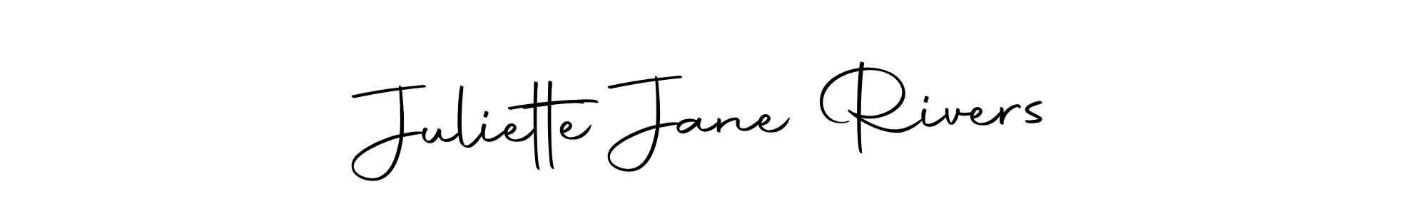 Juliette Jane Rivers stylish signature style. Best Handwritten Sign (Autography-DOLnW) for my name. Handwritten Signature Collection Ideas for my name Juliette Jane Rivers. Juliette Jane Rivers signature style 10 images and pictures png