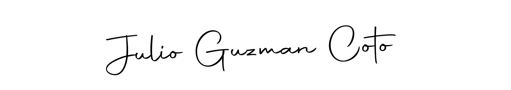 Design your own signature with our free online signature maker. With this signature software, you can create a handwritten (Autography-DOLnW) signature for name Julio Guzman Coto. Julio Guzman Coto signature style 10 images and pictures png