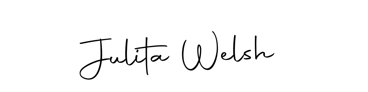 Also we have Julita Welsh name is the best signature style. Create professional handwritten signature collection using Autography-DOLnW autograph style. Julita Welsh signature style 10 images and pictures png