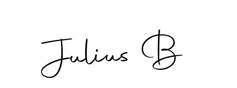 Design your own signature with our free online signature maker. With this signature software, you can create a handwritten (Autography-DOLnW) signature for name Julius B. Julius B signature style 10 images and pictures png