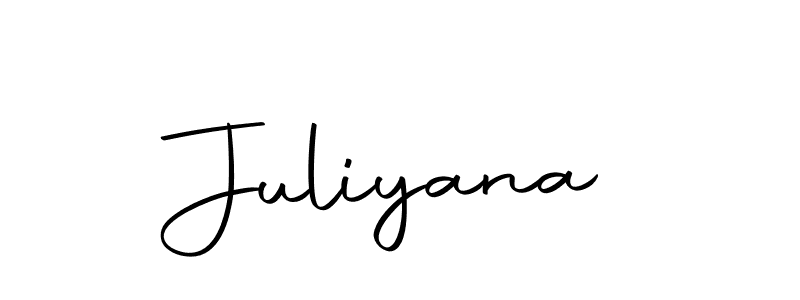 It looks lik you need a new signature style for name Juliyana. Design unique handwritten (Autography-DOLnW) signature with our free signature maker in just a few clicks. Juliyana signature style 10 images and pictures png