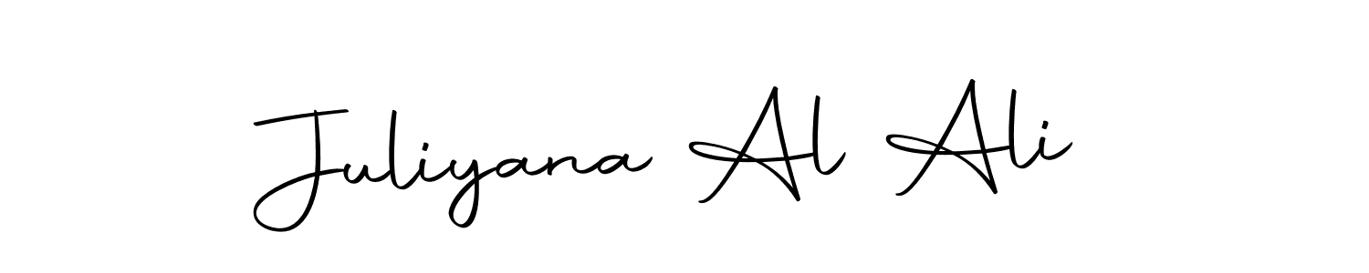 Create a beautiful signature design for name Juliyana Al Ali. With this signature (Autography-DOLnW) fonts, you can make a handwritten signature for free. Juliyana Al Ali signature style 10 images and pictures png