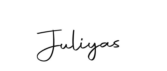 You can use this online signature creator to create a handwritten signature for the name Juliyas. This is the best online autograph maker. Juliyas signature style 10 images and pictures png