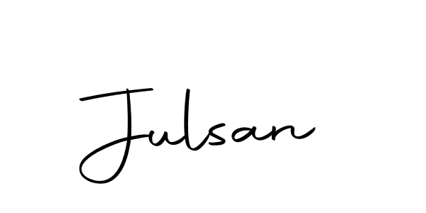 How to make Julsan signature? Autography-DOLnW is a professional autograph style. Create handwritten signature for Julsan name. Julsan signature style 10 images and pictures png