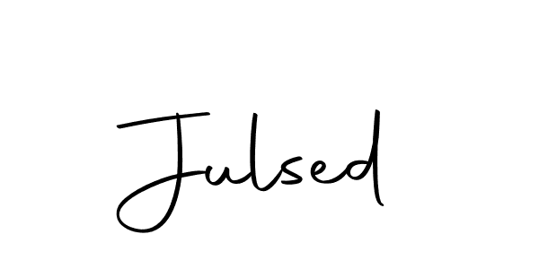 You should practise on your own different ways (Autography-DOLnW) to write your name (Julsed) in signature. don't let someone else do it for you. Julsed signature style 10 images and pictures png