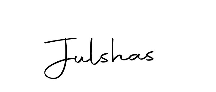 How to make Julshas signature? Autography-DOLnW is a professional autograph style. Create handwritten signature for Julshas name. Julshas signature style 10 images and pictures png