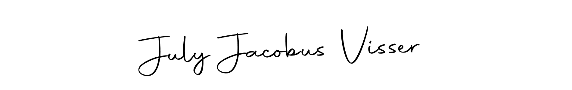 Create a beautiful signature design for name July Jacobus Visser. With this signature (Autography-DOLnW) fonts, you can make a handwritten signature for free. July Jacobus Visser signature style 10 images and pictures png