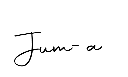 Make a beautiful signature design for name Jum-a. Use this online signature maker to create a handwritten signature for free. Jum-a signature style 10 images and pictures png