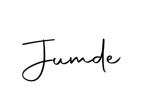 You can use this online signature creator to create a handwritten signature for the name Jumde. This is the best online autograph maker. Jumde signature style 10 images and pictures png