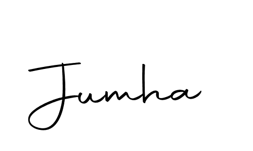 Use a signature maker to create a handwritten signature online. With this signature software, you can design (Autography-DOLnW) your own signature for name Jumha. Jumha signature style 10 images and pictures png