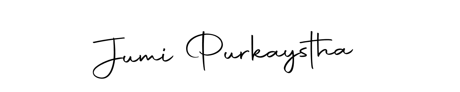 Make a beautiful signature design for name Jumi Purkaystha. Use this online signature maker to create a handwritten signature for free. Jumi Purkaystha signature style 10 images and pictures png