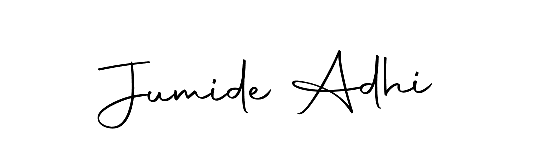 You should practise on your own different ways (Autography-DOLnW) to write your name (Jumide Adhi) in signature. don't let someone else do it for you. Jumide Adhi signature style 10 images and pictures png