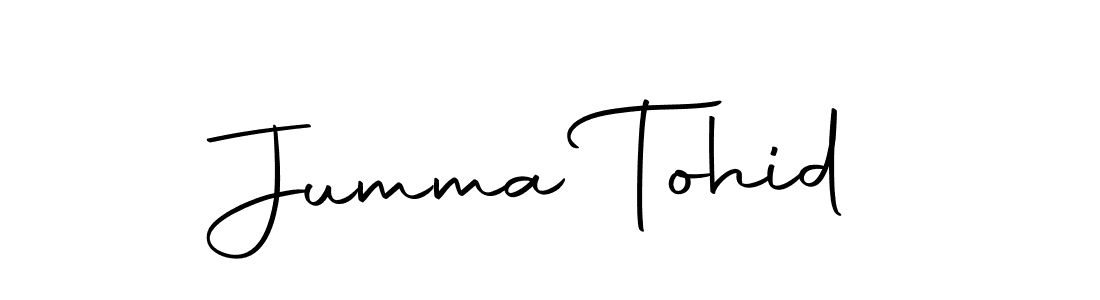 The best way (Autography-DOLnW) to make a short signature is to pick only two or three words in your name. The name Jumma Tohid include a total of six letters. For converting this name. Jumma Tohid signature style 10 images and pictures png