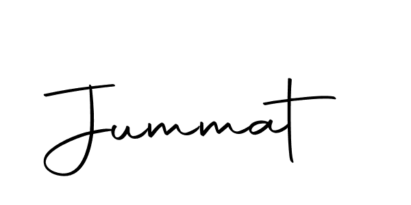 Design your own signature with our free online signature maker. With this signature software, you can create a handwritten (Autography-DOLnW) signature for name Jummat. Jummat signature style 10 images and pictures png