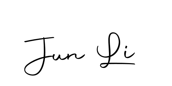 Make a beautiful signature design for name Jun Li. With this signature (Autography-DOLnW) style, you can create a handwritten signature for free. Jun Li signature style 10 images and pictures png