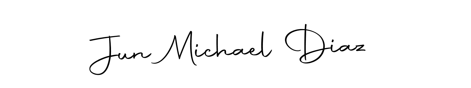 Autography-DOLnW is a professional signature style that is perfect for those who want to add a touch of class to their signature. It is also a great choice for those who want to make their signature more unique. Get Jun Michael Diaz name to fancy signature for free. Jun Michael Diaz signature style 10 images and pictures png