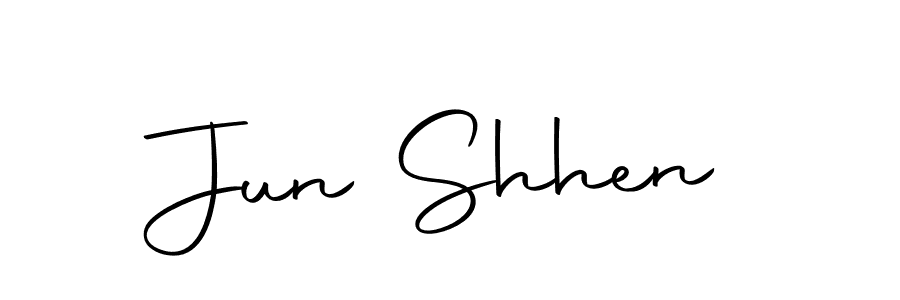Design your own signature with our free online signature maker. With this signature software, you can create a handwritten (Autography-DOLnW) signature for name Jun Shhen. Jun Shhen signature style 10 images and pictures png