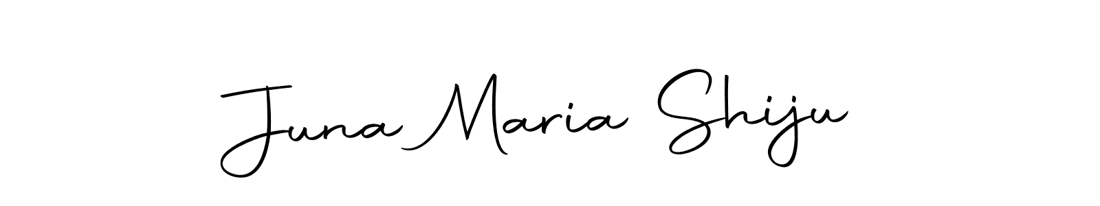 It looks lik you need a new signature style for name Juna Maria Shiju. Design unique handwritten (Autography-DOLnW) signature with our free signature maker in just a few clicks. Juna Maria Shiju signature style 10 images and pictures png