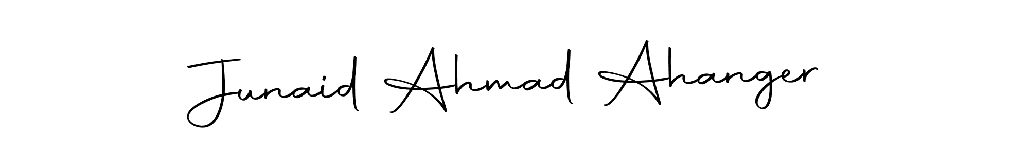Autography-DOLnW is a professional signature style that is perfect for those who want to add a touch of class to their signature. It is also a great choice for those who want to make their signature more unique. Get Junaid Ahmad Ahanger name to fancy signature for free. Junaid Ahmad Ahanger signature style 10 images and pictures png