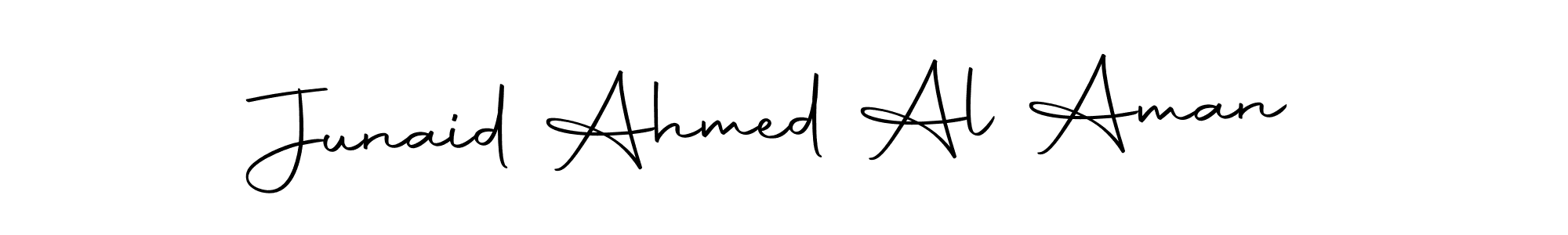 if you are searching for the best signature style for your name Junaid Ahmed Al Aman. so please give up your signature search. here we have designed multiple signature styles  using Autography-DOLnW. Junaid Ahmed Al Aman signature style 10 images and pictures png