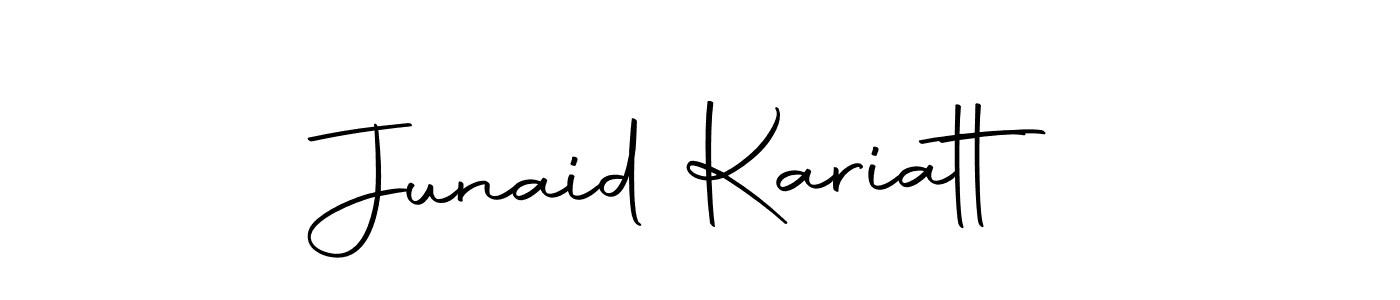 The best way (Autography-DOLnW) to make a short signature is to pick only two or three words in your name. The name Junaid Kariatt include a total of six letters. For converting this name. Junaid Kariatt signature style 10 images and pictures png