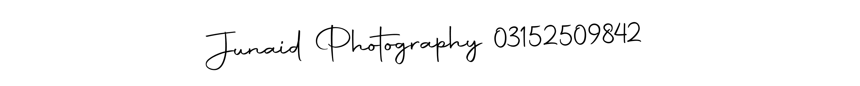 Also we have Junaid Photography 03152509842 name is the best signature style. Create professional handwritten signature collection using Autography-DOLnW autograph style. Junaid Photography 03152509842 signature style 10 images and pictures png