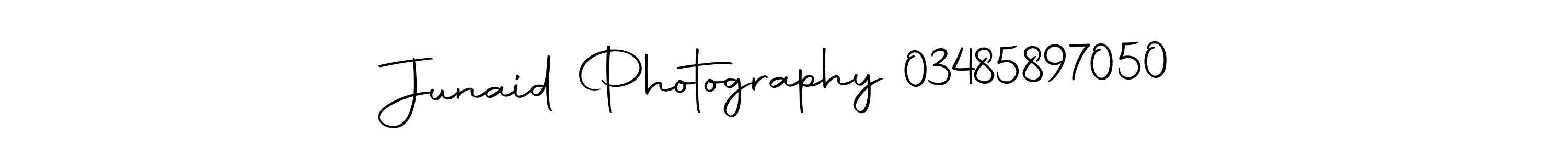 Make a short Junaid Photography 03485897050 signature style. Manage your documents anywhere anytime using Autography-DOLnW. Create and add eSignatures, submit forms, share and send files easily. Junaid Photography 03485897050 signature style 10 images and pictures png