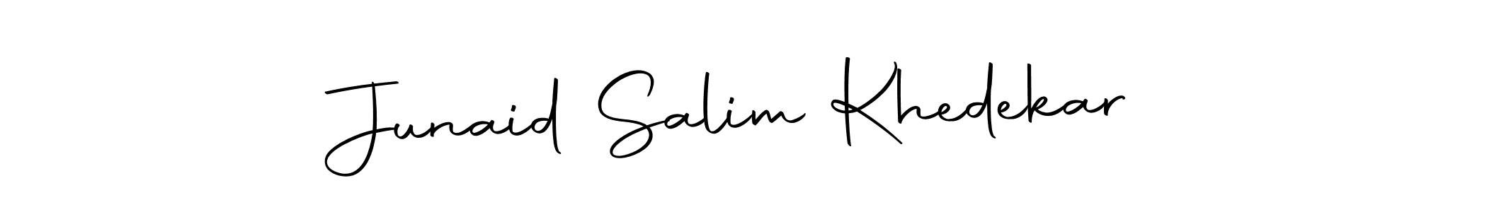 The best way (Autography-DOLnW) to make a short signature is to pick only two or three words in your name. The name Junaid Salim Khedekar include a total of six letters. For converting this name. Junaid Salim Khedekar signature style 10 images and pictures png